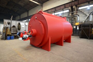 Парогенератор 2000 кг цилиндрический